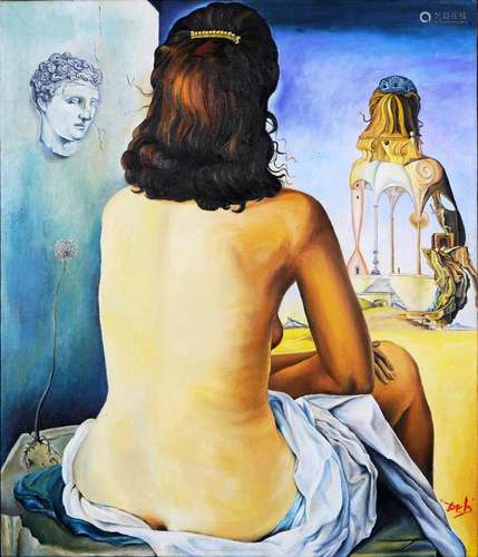 Salvador Dali (1904-1989), Oil Painting, In The Style Of Eur...