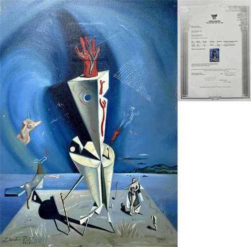 Salvador Dali (1904-1989), Oil Painting, In The Style Of Eur...