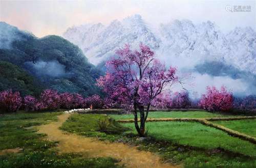 Won Cheol-sung (B.1993), Oil Painting, In The Style Of North...