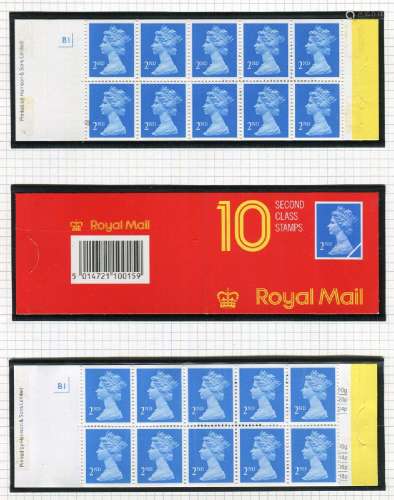 A collection of Great Britain stamps in five albums plus loo...
