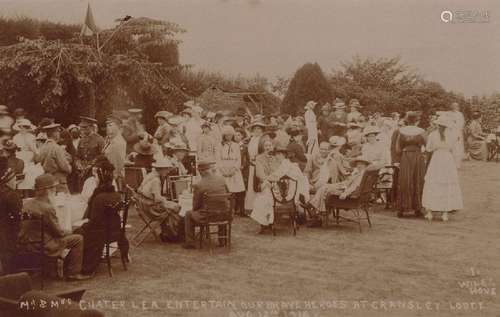 A collection of 25 postcards of parades, processions, perfor...