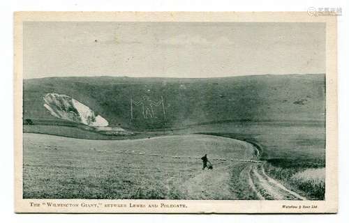 A collection of 48 postcards of Sussex villages, including p...