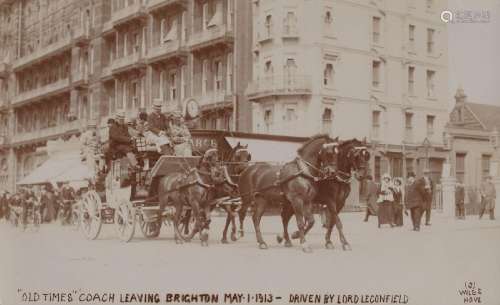 An album containing approximately 409 postcards of Brighton ...