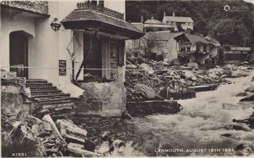 A collection of approximately 60 postcards of Devon, includi...