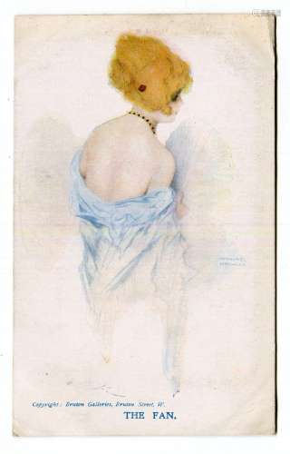 A group of 4 colour postcards by Raphael Kirchner titled 'Th...