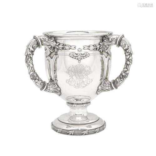 AN AMERICAN STERLING SILVER LOVING CUP by Theodore B. Starr,...
