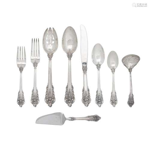 AN AMERICAN STERLING SILVER FLATWARE SERVICE FOR FOURTEEN by...