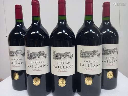 2017 Château de Saillans - Bordeaux - 5 Magnums (1.5L)