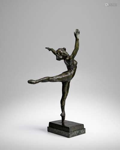 SERGE YOURIEVITCH (1876-1969) La danseuse Nattova height 28 ...