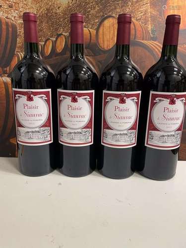 2015 Plaisir de Siaurac - Lalande-de-Pomerol - 4 Magnums (1....