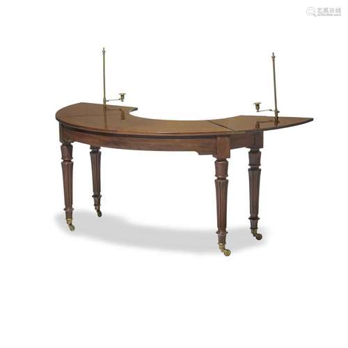 A WILLIAM IV MAHOGANY HUNT TABLESecond quarter 19th century