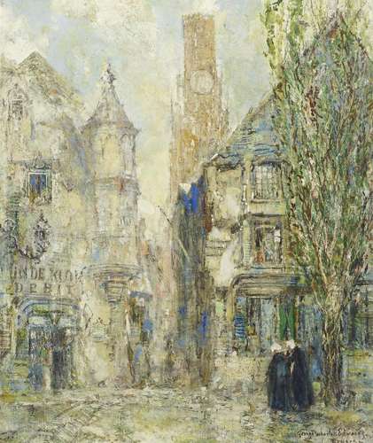 George Wharton Edwards (1859-1950) The Longfellow Tower, Bru...