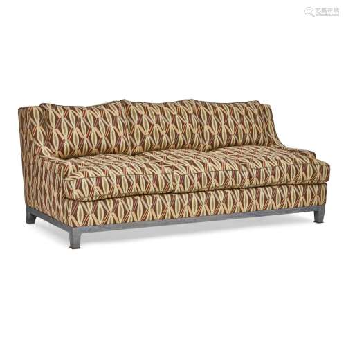 A CUSTOM ROMAN THOMAS UPHOLSTERED SOFA21st century