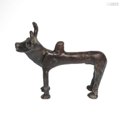Elamite Bronze Bull Figure ca 1000 BC (1)