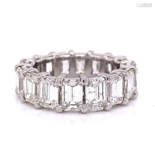 Diamond and Platinum Eternity Band