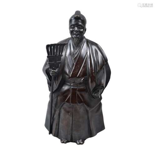 Japanese Bronze Okimono Figurine