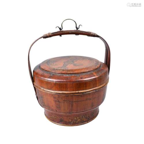 20th C. Chinese Bamboo Lunch Box