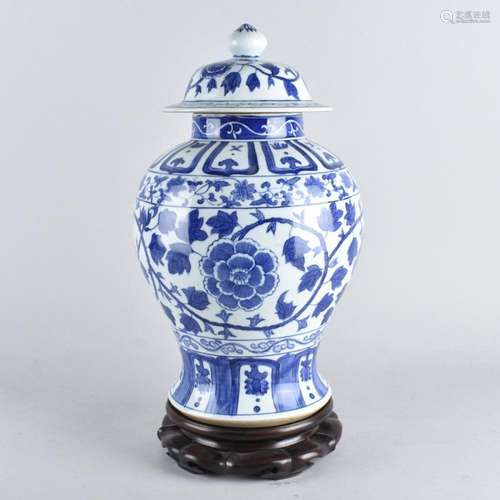 Chinese Ming Style Ginger Jar