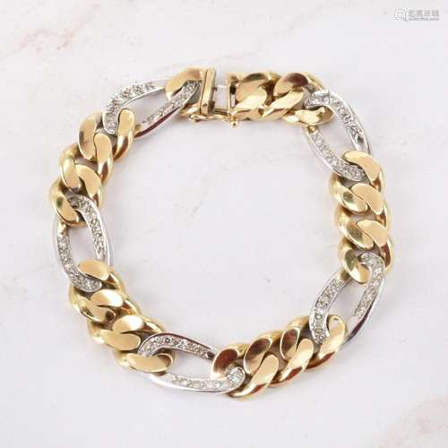 Diamond and 14K Bracelet