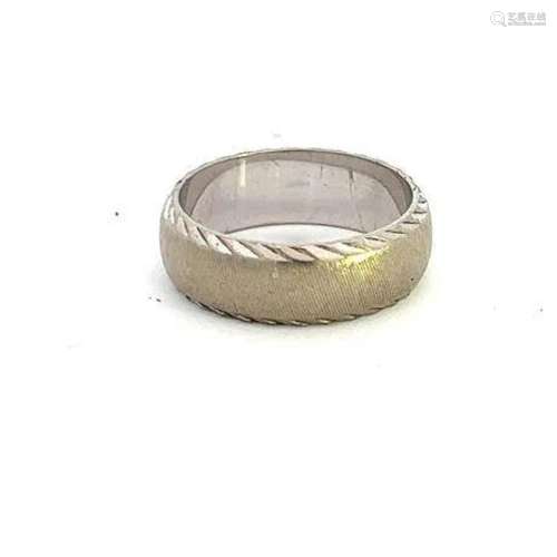 14kt White Gold Ring Marked 'Keepsake' Size 5 1/2 6g