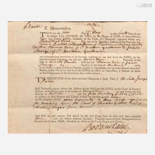 [Americana] [Declaration of Independence] Paine, Robert Trea...