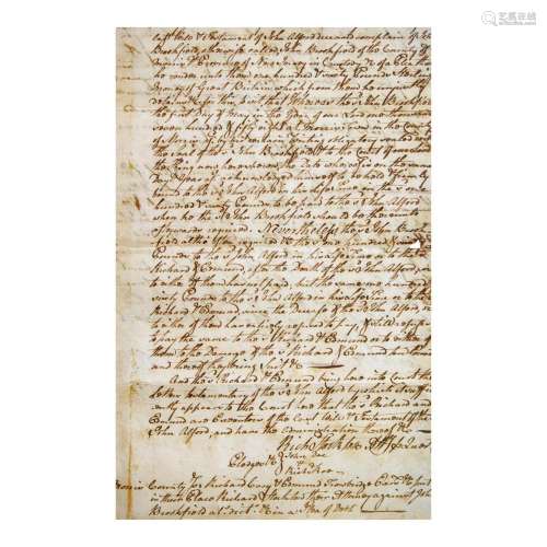 [Americana] [Declaration of Independence] Stockton, Richard ...