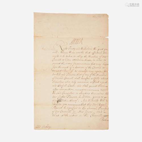 [Autographs & Manuscripts] Anne, Queen, of Great Britain...