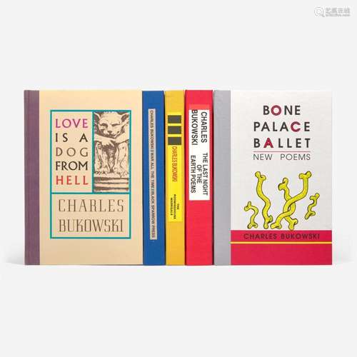 [Counter-Culture] Bukowski, Charles Group of 5 Volumes of Co...