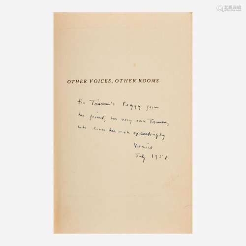 [Literature] Capote, Truman, and Peggy Guggenheim Group of 2...