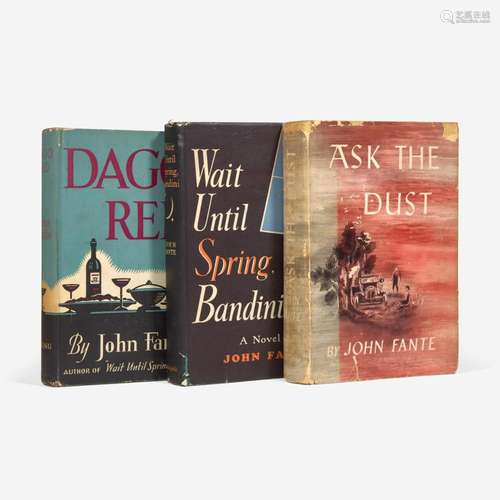 [Literature] Fante, John Group of 3 First Editions and One S...