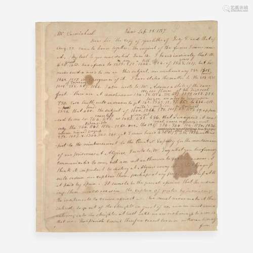 [Presidential] [Jefferson, Thomas] (Washington, Henry A.) Ma...