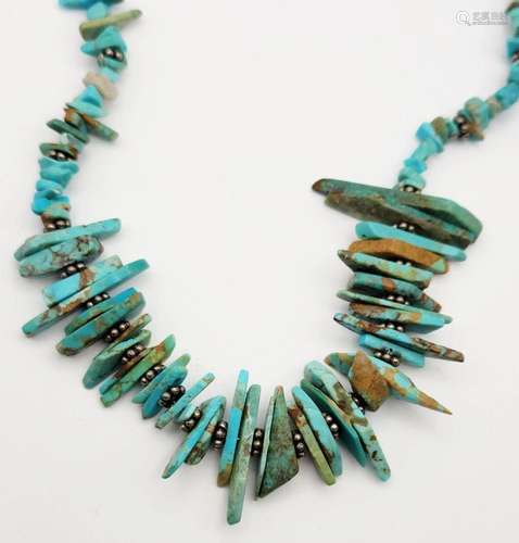 SOUTHWEST STYLE NECKLACE with STERLING