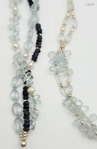 STERLING / PEARL / BEADED JEWELRY SET