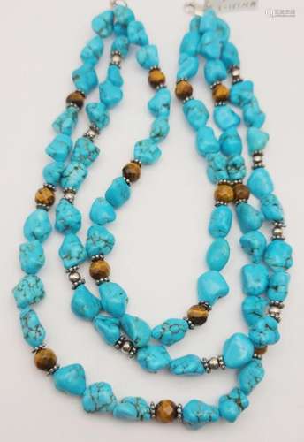 SOUTHWESTERN MULTI STRANDED TURQUOISE