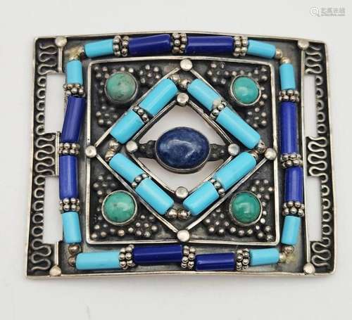 SOUTHWESTERN STERLING WOMAN'S BELT BUCKLE