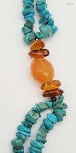 SOUTHWESTERN DOUBLE STRANDED TURQUOISE