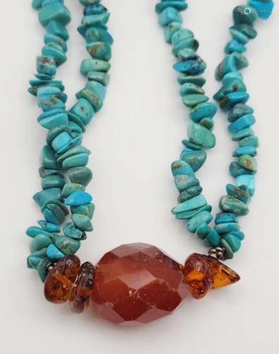 SOUTHWESTERN DOUBLE STRANDED TURQUOISE