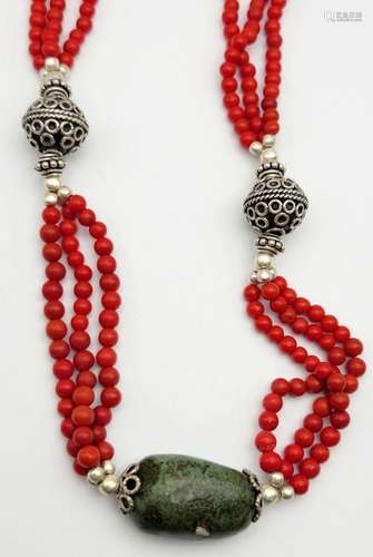 SOUTHWESTERN RED JASPER DOUBLE STRANDED