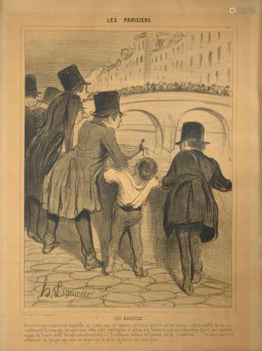 D'après Honoré DAUMIER (1808-1879), par BAUGER. 
Les ba