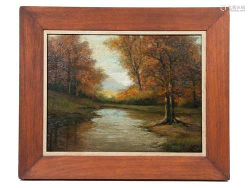 EARLY 20TH C. AMERICAN LANDSCAPE PAINTING