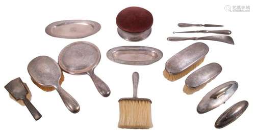 REED & BARTON STERLING DRESSER SET