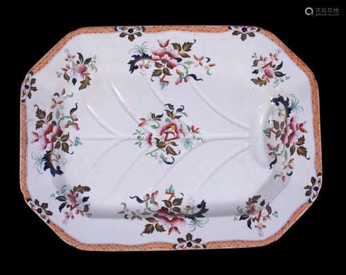 JOHN RIDGWAY "GROSVENOR" ENGLISH CHINA PLATTER