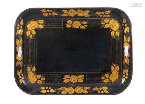 TOLE PAINTED TRAY