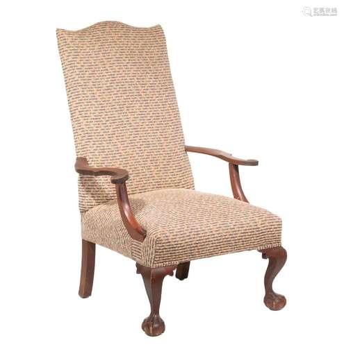 MAHOGANY ARMCHAIR