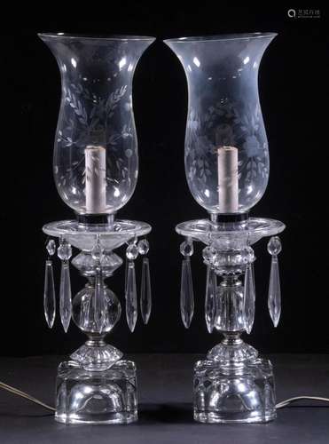 PR ELECTRIC CRYSTAL GIRONDOLE LAMPS