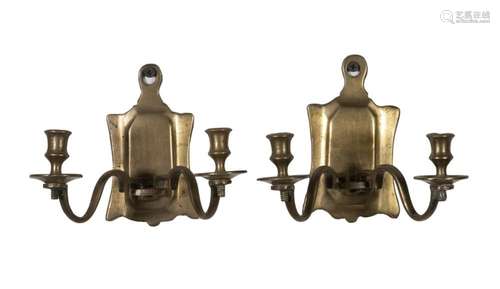 PR BRASS CANDLE SCONCES