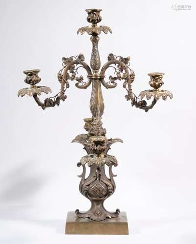 VICTORIAN BRONZE CANDELABRUM