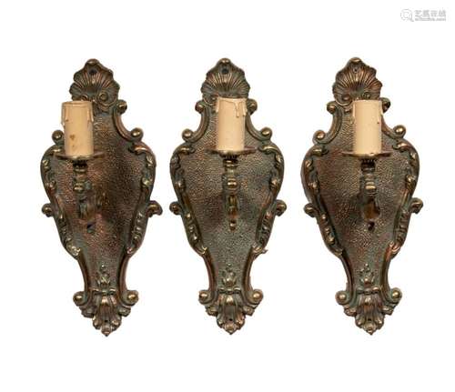 CLASSICAL STYLE BRASS ELECTRIC SCONCES