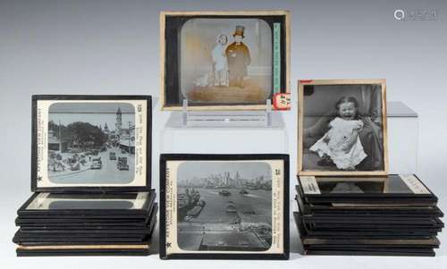 (32) MAGIC LANTERN SLIDES