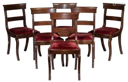 (SET OF 6) CLASSICAL DINING CHAIRS